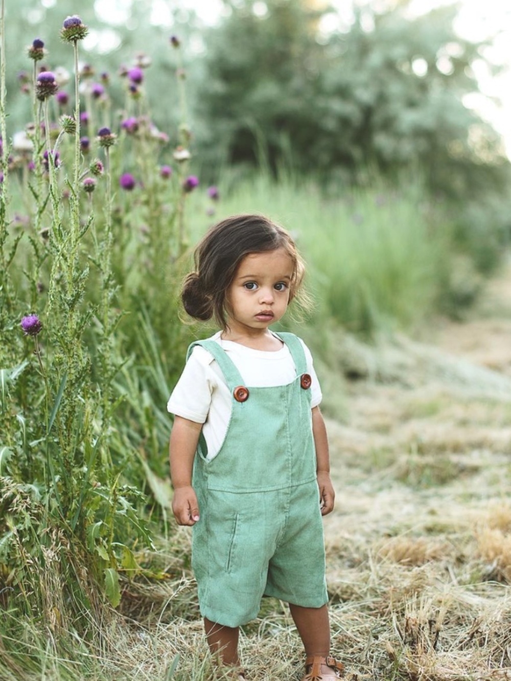 Knotted Fern bespoke Remy Overalls 2T